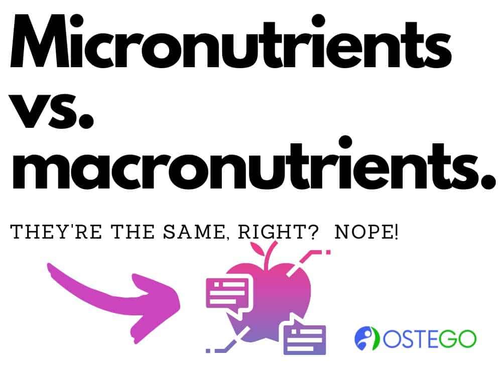 Macronutrients and Micronutrients