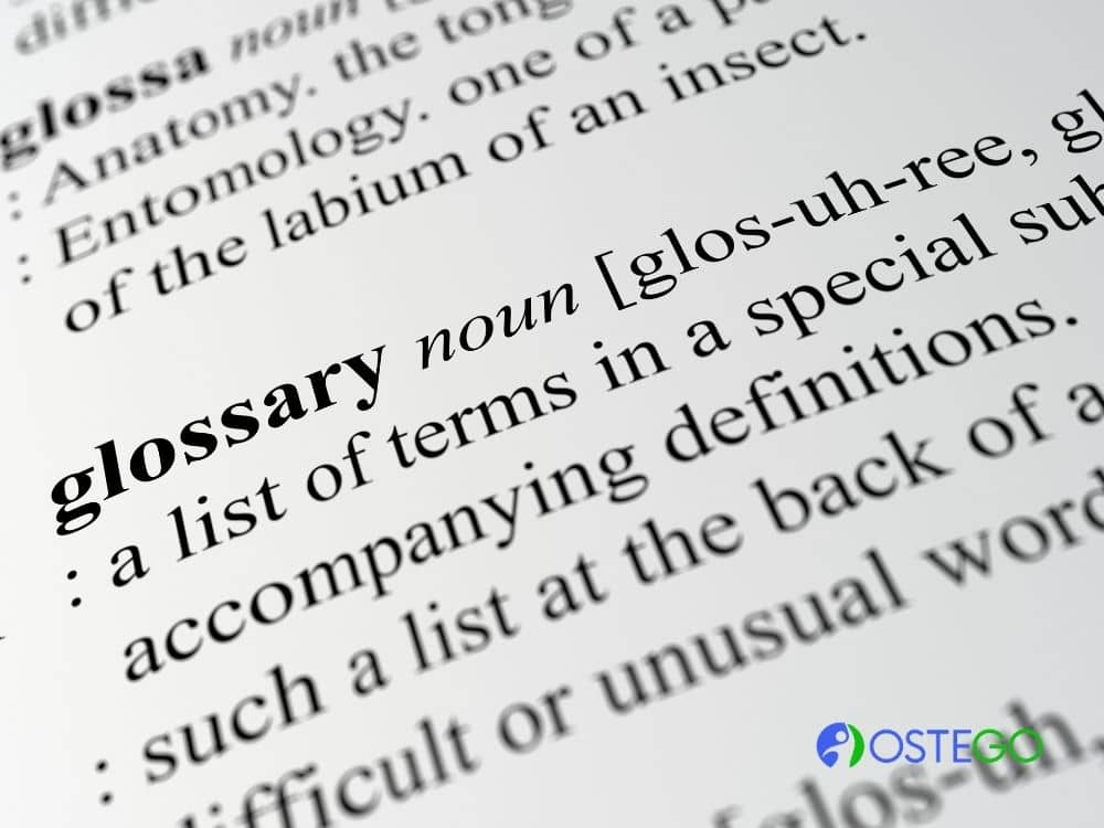 bone health related glossary